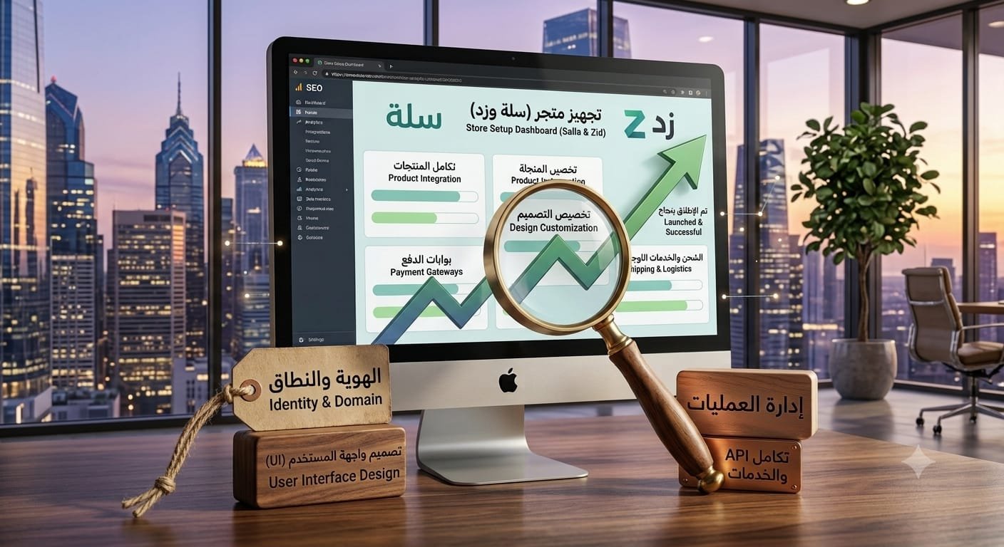 تجهيز متجرك في سلة و زد